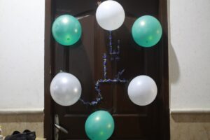تزئین اتاق فراگیران برای عید غدیر